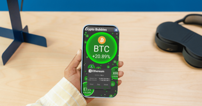 crypto bubbles app